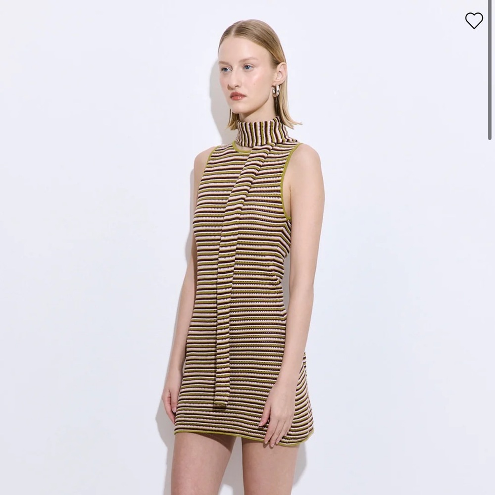 De Rococo Crochet Tank Mini Dress